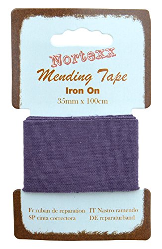 Nortexx Iron On Repair Tape-Navy, 100% Cotton, 14 x 8 x 1 cm