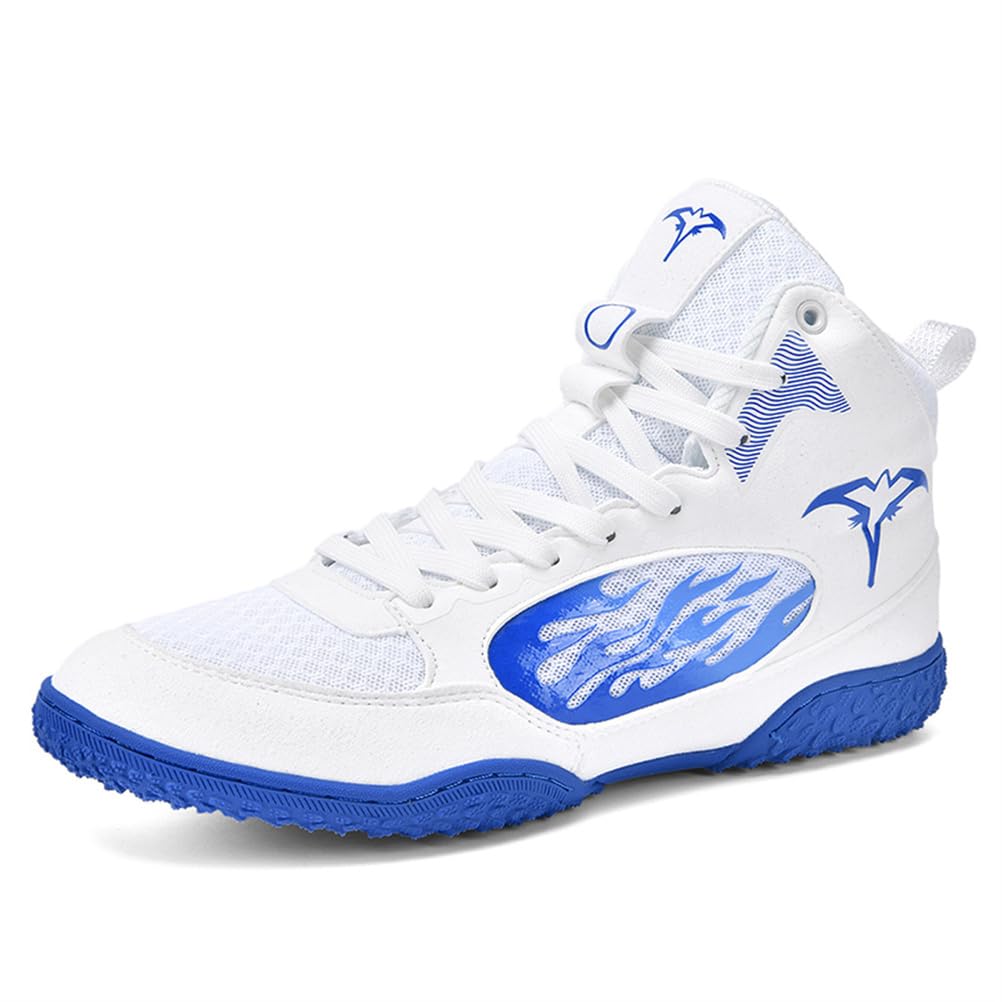 Zapatillas De Boxeo De Caña Alta para Hombre Ligeras Antideslizantes para Fitness Y Artes Marciales