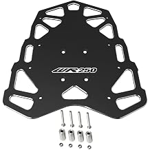WR250R Luggage Rack Compatible with 2008-2021 WR 250R / 250X Top Rack Rear Luggage Carrier Tail Rack Black