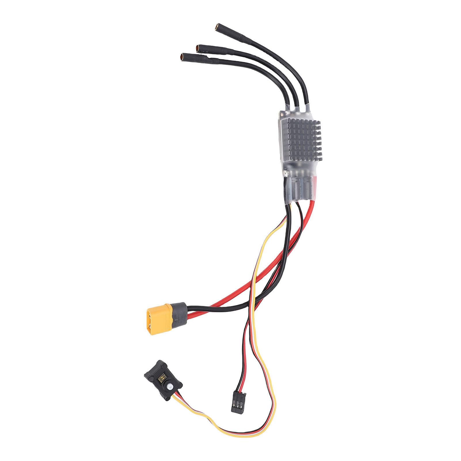 Diyeeni Regulator Obrotów 80A BLDC do RC Crawler, 2-6S Lipo