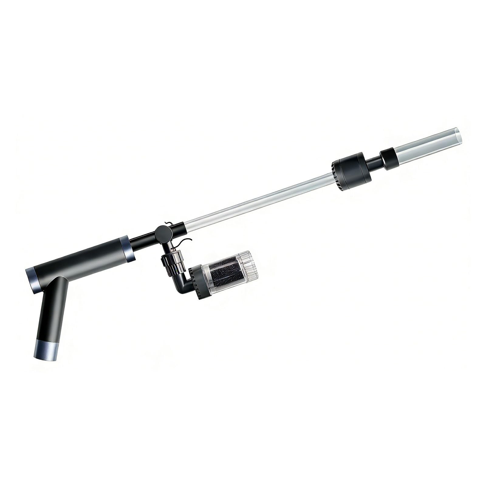 Speed ​​Fish - Mover de agua mineral con manguera de 2 m y raspador para un fácil cuidado del acuario, kit de limpieza de acuarios