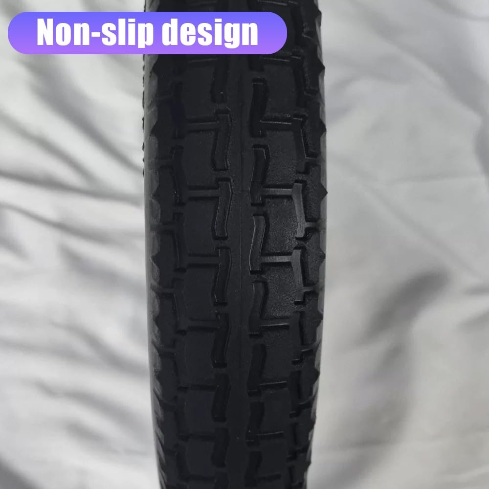 12 Pulgadas Rueda Trasera Para Silla De Ruedas Antideslizante, Ruedas De Repuesto Neumático Sólido, 12 1/2 X 2 1/4 Accesorios De Rueda Trasera(12in/32cm-2pcs)