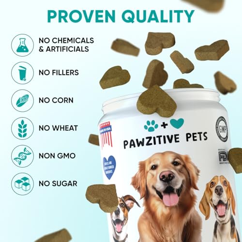 Hemp Calming Chews for Dogs - Anxiety Relief Melatonin for Dogs - USA Product - Dog Calming Chews for Stress, Separation Anxiety, Fireworks, Thunder, Travel, Vet Visits - 120 Soft Dog Calming Treats