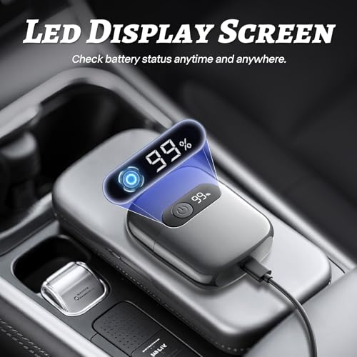 Image of Electric Foil Shaver for Men, Compact 3D Floating Electric Razor, IPX8 Waterproof Wet /Dry Shaver, USB-C Fast Charging, 90-Min Runtime, LED Display, Travel Lock, Space Grey for Father