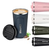 Best Travel Mugs - KISUOMAOYI Travel Mugs, Insulated Coffee Cup with Leakproof Review 