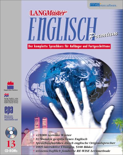LANGmaster Premium English, 13 CD-ROMs: Der komplette Sprachkurs für Anfänger und Fortgeschrittene. Für Windows 3.x/95/98/NT