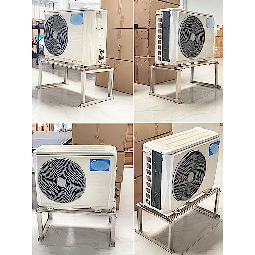 Wspornik klimatyzatora Zewnętrzny wspornik montażowy klimatyzatora Mini Split Air Conditioners System pompy ciepła Stojak naziemny, uniwersalny wspornik wspornika jednostki prądu przemiennego