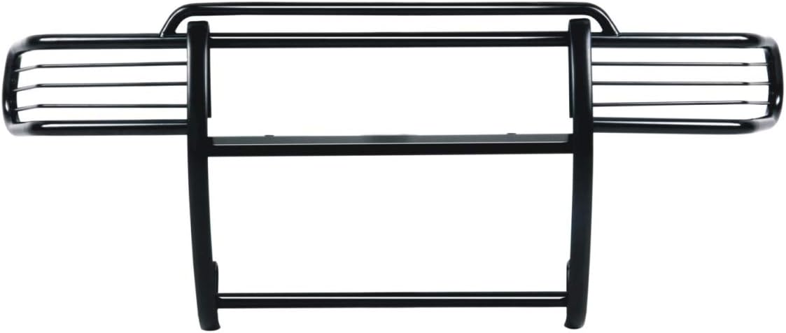 TrailFX E0029B Truck Grille Guard Fits 2016-2023 Toyota Tacoma Steel1-Piece Gloss Black Powder Coated Grille Guard with Brush Guard Inlcudes Mounting Hardware