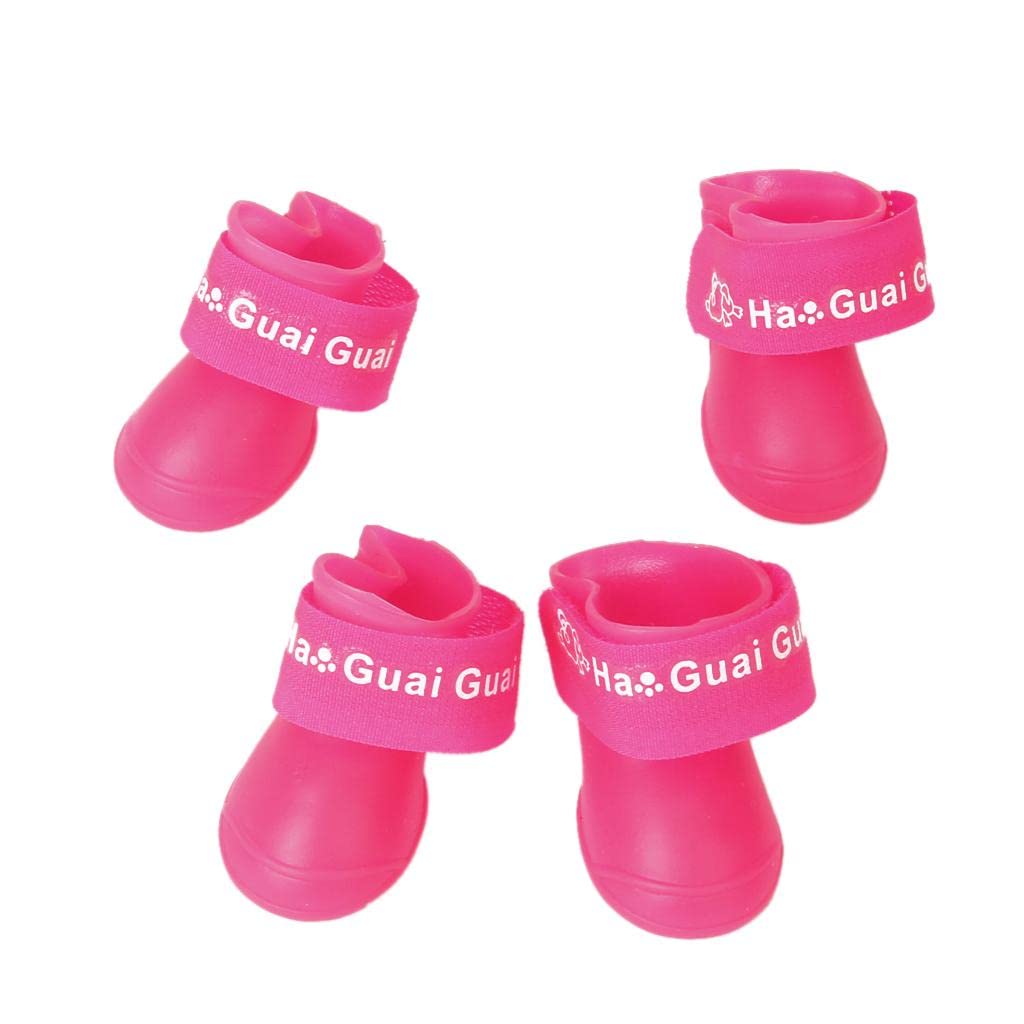 Enakshi Pet Dog Waterproof Skidproof Rain Shoes Boot Size S - Pink |Pet Supplies | Dog Supplies | Clothing & Shoes (B0BV25QTZ7) Amazon Price History, Amazon Price Tracker