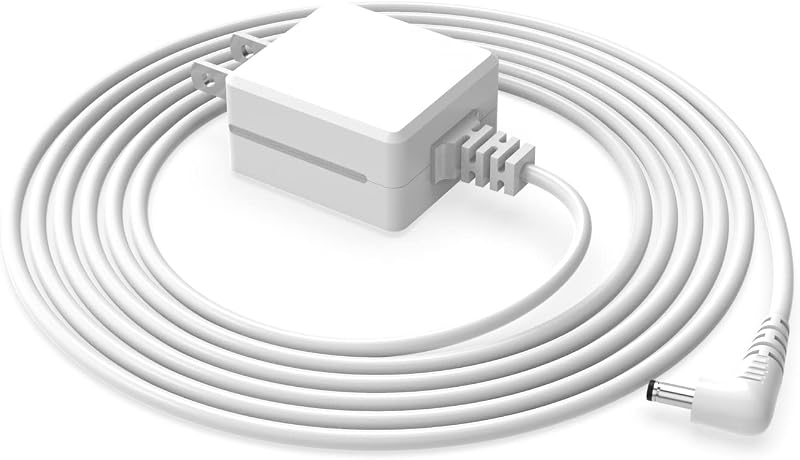 7.5V Charger Fit for Summer Infant Baby Monitor 29580 29590 29650 29740 29790 29890 Camera 29680 29690 29700 29780 28450 28580 and Others Models Power Supply Adapter Cord 7.5Ft (UL Listed)