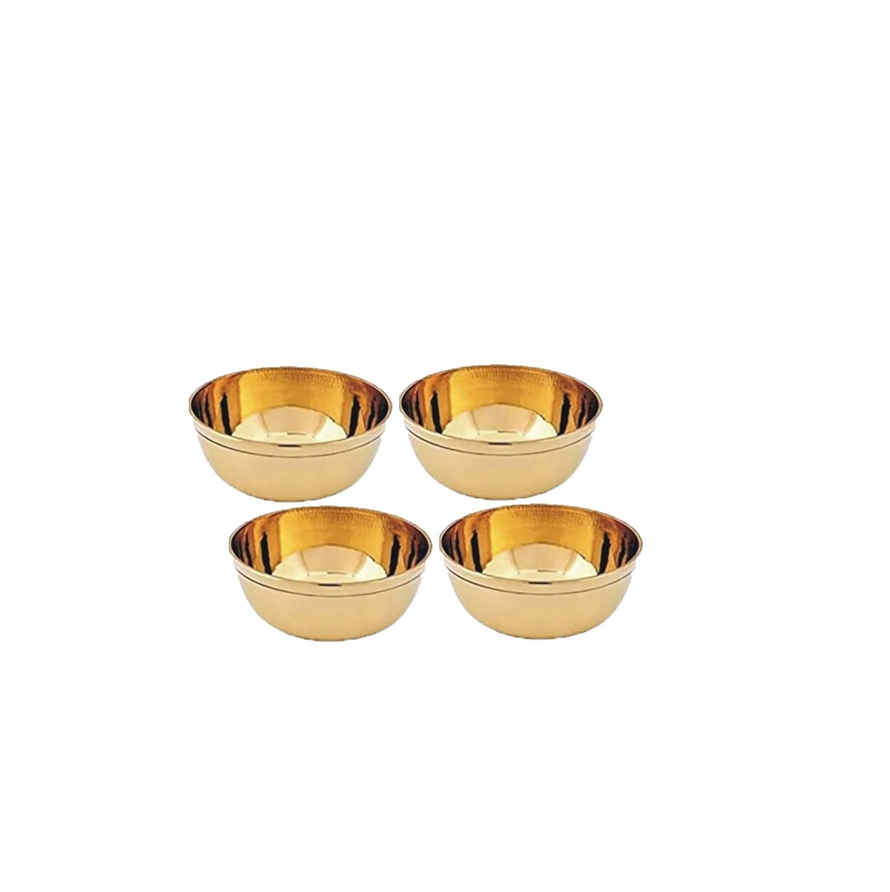 Brass Bowls - Handmade Decorative Spice Bowls -2 Brass Bowls - Handmade Decorative Spice Bowls -2