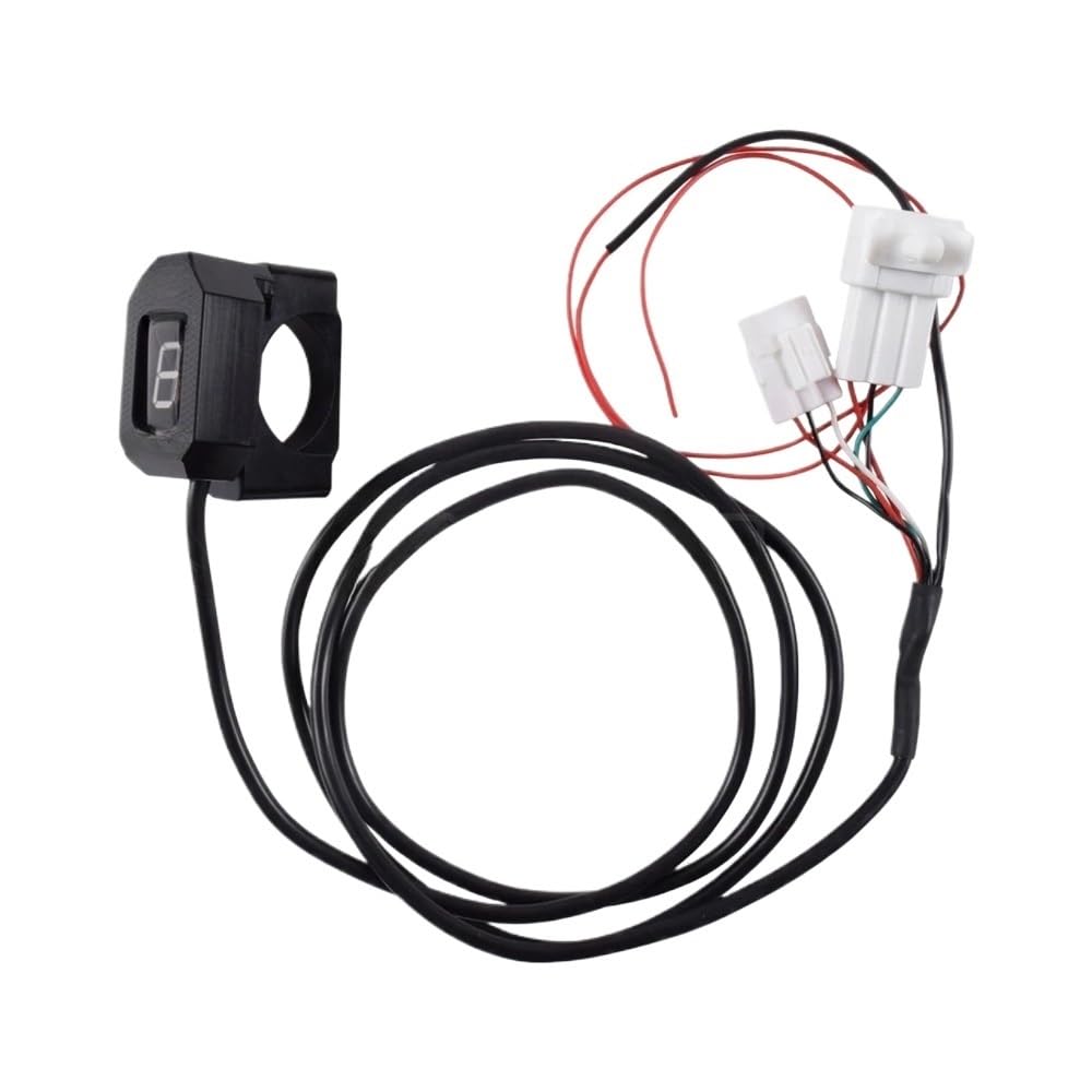 Indicatore di Marcia Digitale per Moto Tiger 800 800 2010 2011 2012 2013 Indicatore di Marcia per Moto IP68 Controllo Touch Indicatore di Marcia (Rosso Senza Anello)