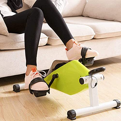 Image of Electric Pedal Pedal Bike Exerciser Portable Pedal Under Desk Cycle Exerciser Bike Upper and Lower Limbs Strength Exercise Bicycle Equipment Maine