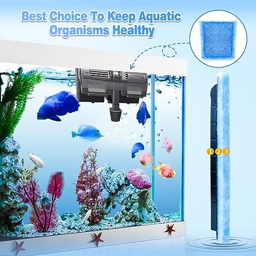 Image of Umlecoa 8 /16 /32 Pack Rite-Size C Filter Cartridges Compatible with MarineLand Penguin PRO Power Filters 275 /375 & Original Penguin Power Filters 200 /350 - Rite-Size C Replacement Filter Cartridges