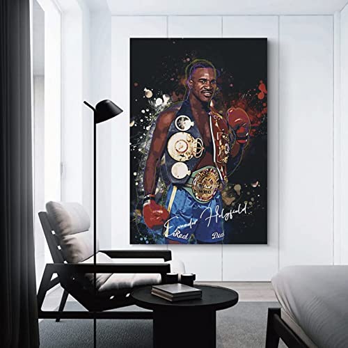 Peintures sur toile Evander Holyfield pour séjour moderne