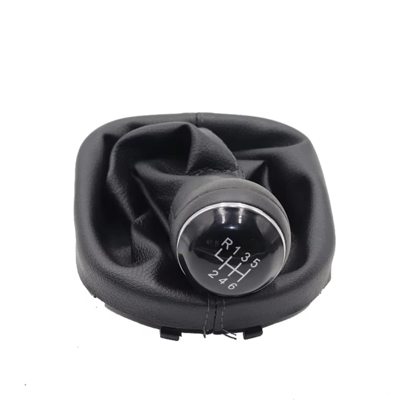Hillar 6 Speed Type 4 Car Gear Stick Knob For Vw For Touran For Caddy Mk2 2003-2010 2004-2009 5/6 Speed Leather Car Shift Gear Knob Lever Gaitor Boot Cover(6 Speed Type 4)
