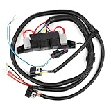 BHB Dual Speed Electric Fan Control Wiring Harness Kit Compatible with Chevy Silverado Suburban Tahoe Avalanche Cadillac Escalade GMC Yukon Sierra Stand Alone Electric Fan Harness Replace 674-00923