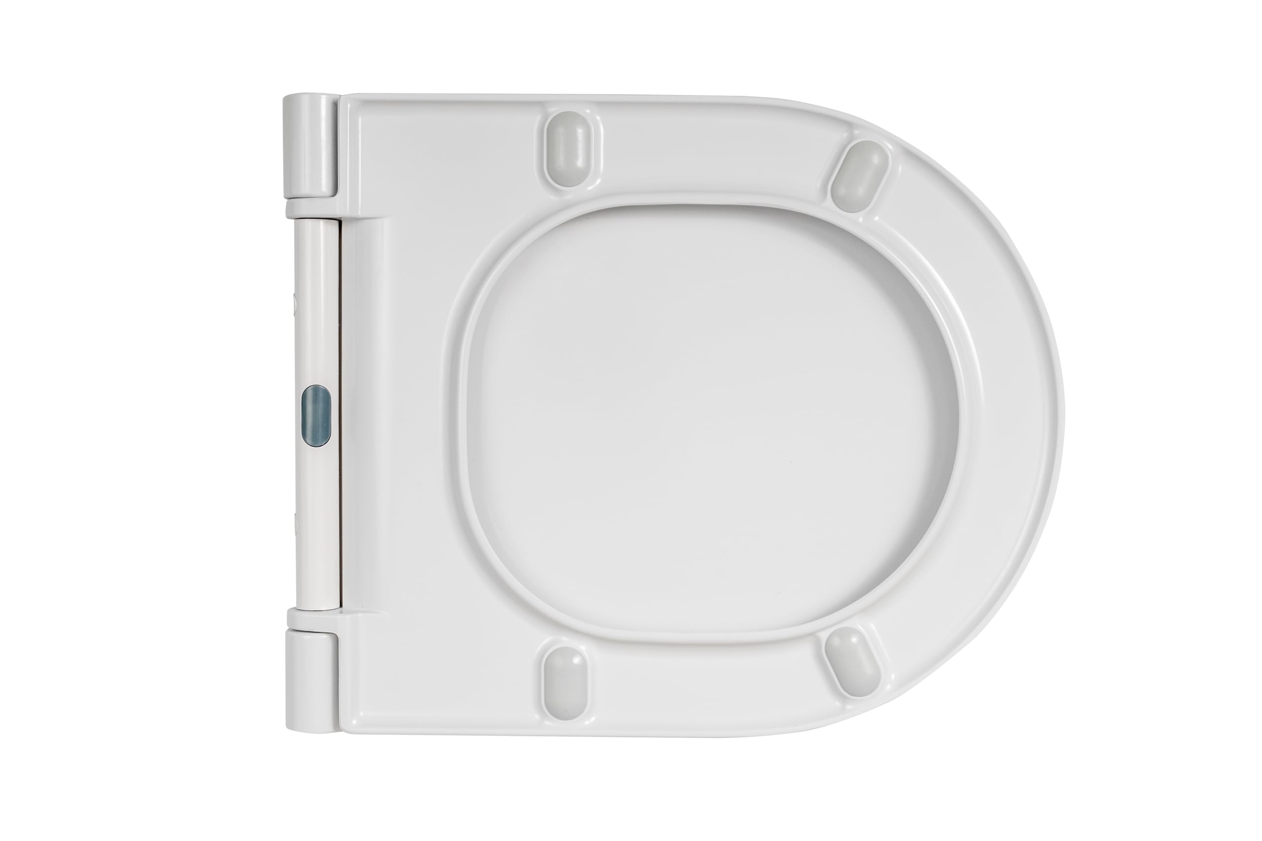 SLIM WC-Sitz mit Soft-Close | Abnehmbar & Schnellverschluss | Weiß
