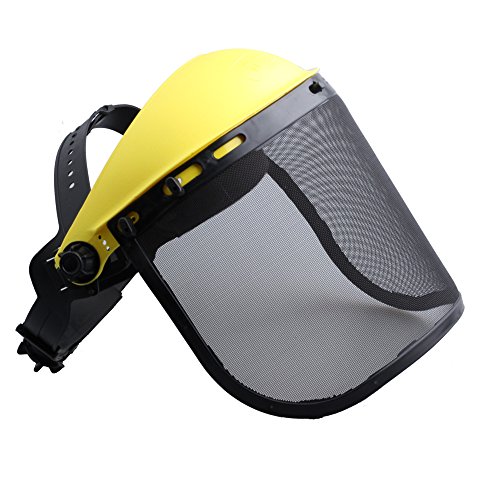Hipa Safety Face Shield with Mesh Visor for Chainsaw Trimmer Pole Pruner