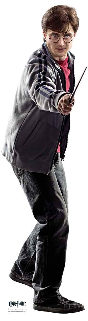 Star Cutouts SC1958 Harry Potter (Daniel Radcliffe) Lifesize Cardboard Cutout – Official Wizarding World Display for Parties, Bedrooms & Fans