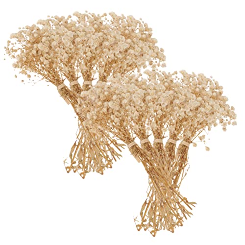 Ramo decorativo de flores secas Babysbreath falso miniatura 1
