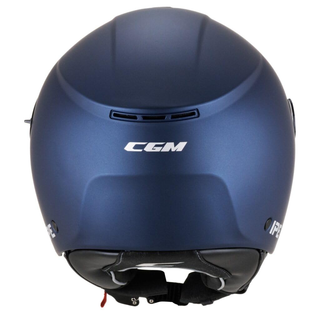 CGM 126A IPE Casque Jet Mono Bleu mat Taille S