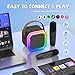 【2026 Newest】 Mini Karaoke Machine for Kids Girls & Boys - Portable Bluetooth Speaker with 2 Wireless Microphones - Kids Birthday Gifts for Ages 4-10 - Kids' Instrument Accessories - Black