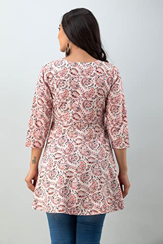 Image of feranoid Women Cotton Angrakha Kurti