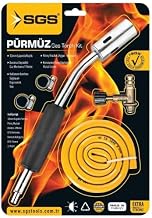 SGS Pürmüz Gaz Torch Seti, Vakumlu, Aygaz Musluklu, Profesyonel Pürmüz Başlığı, SGS801 Model