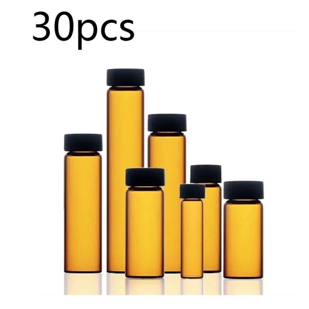 Laborausstattung und -bedarf 30 teile/los 3 ml Bis 50 Klar/Braun Niedrigen Medizinischen Glas Schraube-top Probe Flasche Mit Leck Beweis PE Innen Pad