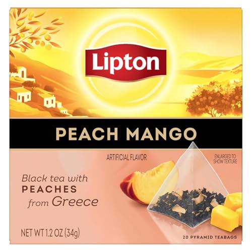 Image of Lipton Peach Green Tea & Peach Mango Black Tea 20 CT (2ea) (Variety Pack)
