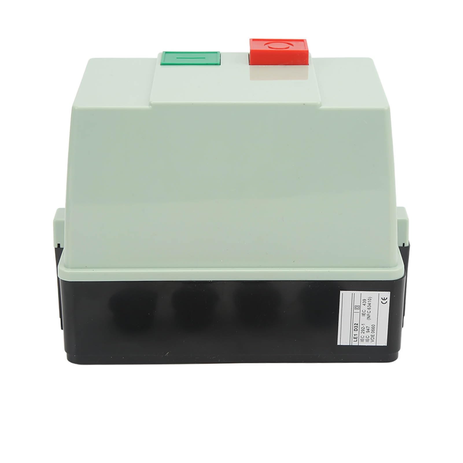 Omabeta Interruptor de Control de Arranque de Motor Magnético con Protección Inteligente para Motor Monofásico 220 230 V para Compresores de Aire y Aplicaciones de Agua ABS