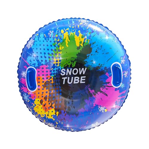 Fiocias Aufblasbarer Schneereifen Winter Schlitten PVC Griff...