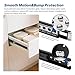 Ubisin Full Extension Ball Bearing Drawer Slides 16 Inch Side Mount Cabinet Rails 1 Pair Tool Box Trash Can Glides Heavy Duty Kitchen Drawer Runners 100LB Capacity