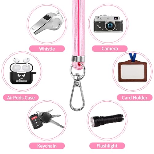 Cell Phone Lanyard 2 Pcs-1 Pcs 30"(Neck Strap×1)+8"(Wrist Strap×1) Black - Photo 37 sur 115
