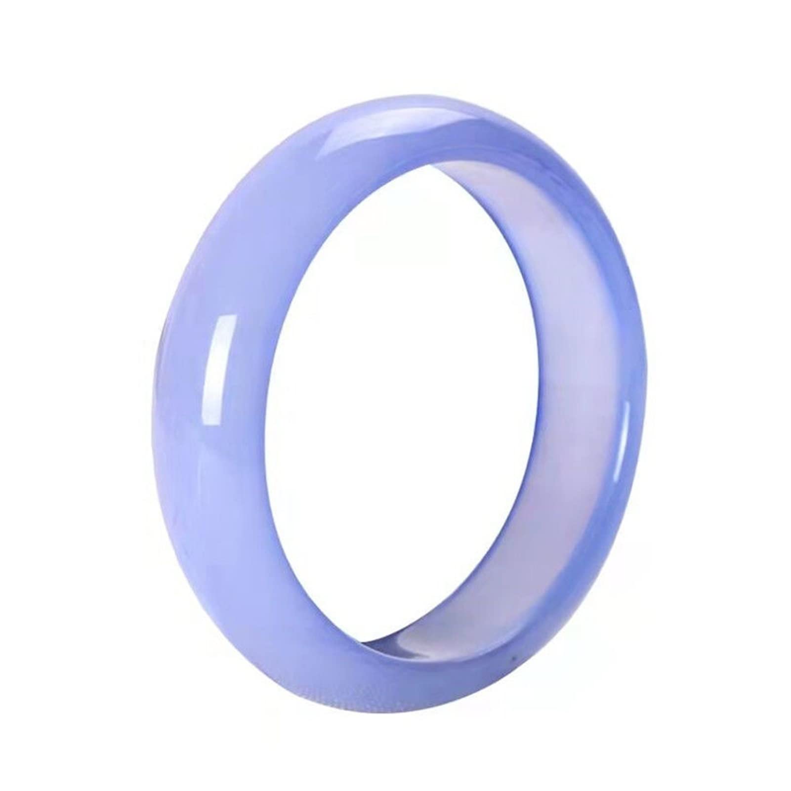 Chalcedony Agate Bransoletka mody biżuterii Akcesoria Prezent Szczęśliwych rękodzieło Produkt Jade Bangles (Kolor: A, Rozmiar: 57-58 mm)