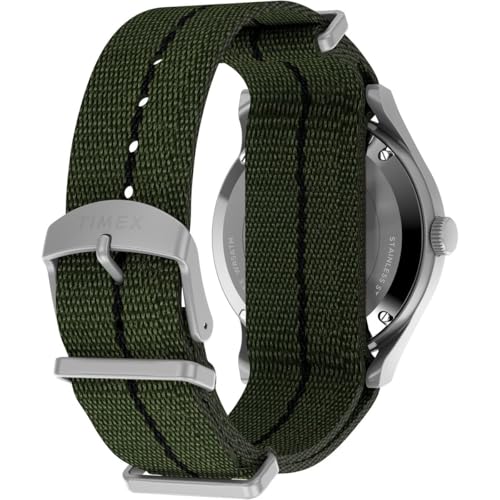 Image of TIMEX Round 40mm Black Dial Mechanical Automatic Men Watch - TW2Y71700UJ