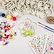 129 Stück Bastelsets Kinder, Basteln Mädchen ab 4 5 6 7 8 9 10 Jahre, Holz Schmetterling Deko Kindergeburtstag, Basteln DIY Bemalen Beschäftigung, Kreativ Geburtstag Geschenk, Geschenkidee Schultüte