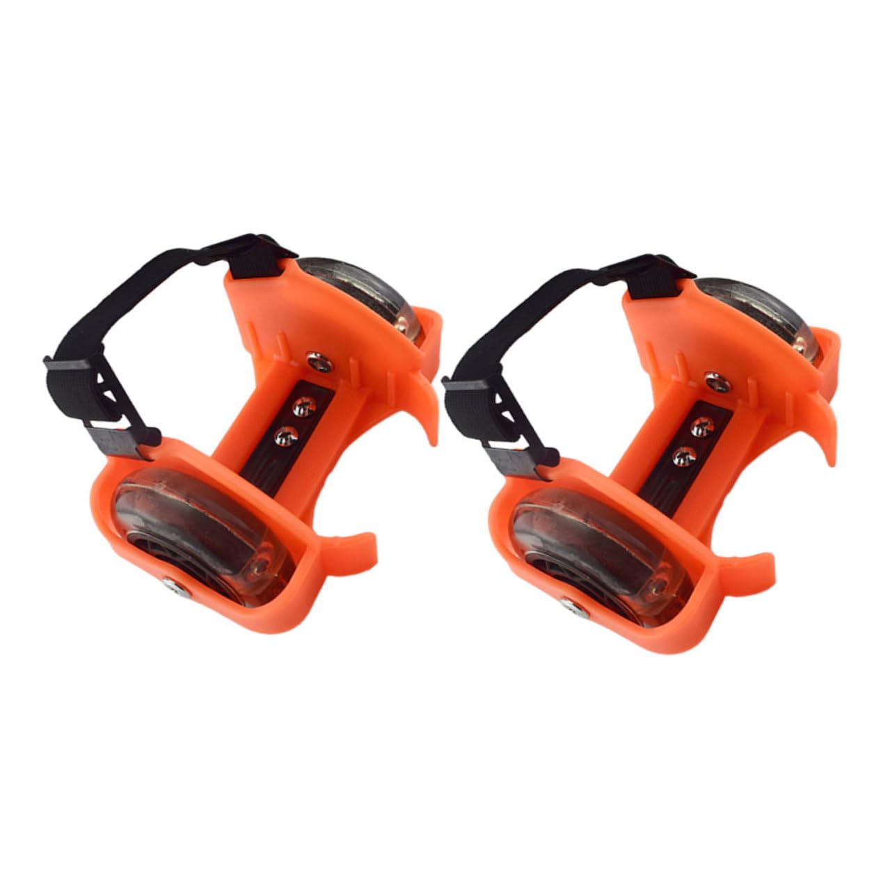 SUPVOX 1pair Glowing Adjustable Roller Shoe Wheels for Boys and Girls Portable Skating Accessory Flashing Lights for Fun and Balance for and Exercise