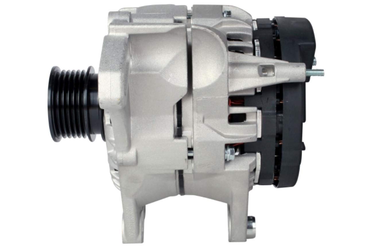 Hella Alternatore 14V 70A Per VW Polo - Ricambio Di Qualità Con Puleggia Poly-V - 2