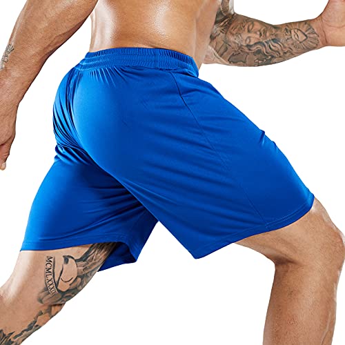 Short de course homme XL noir bleu MIER léger sans doublure