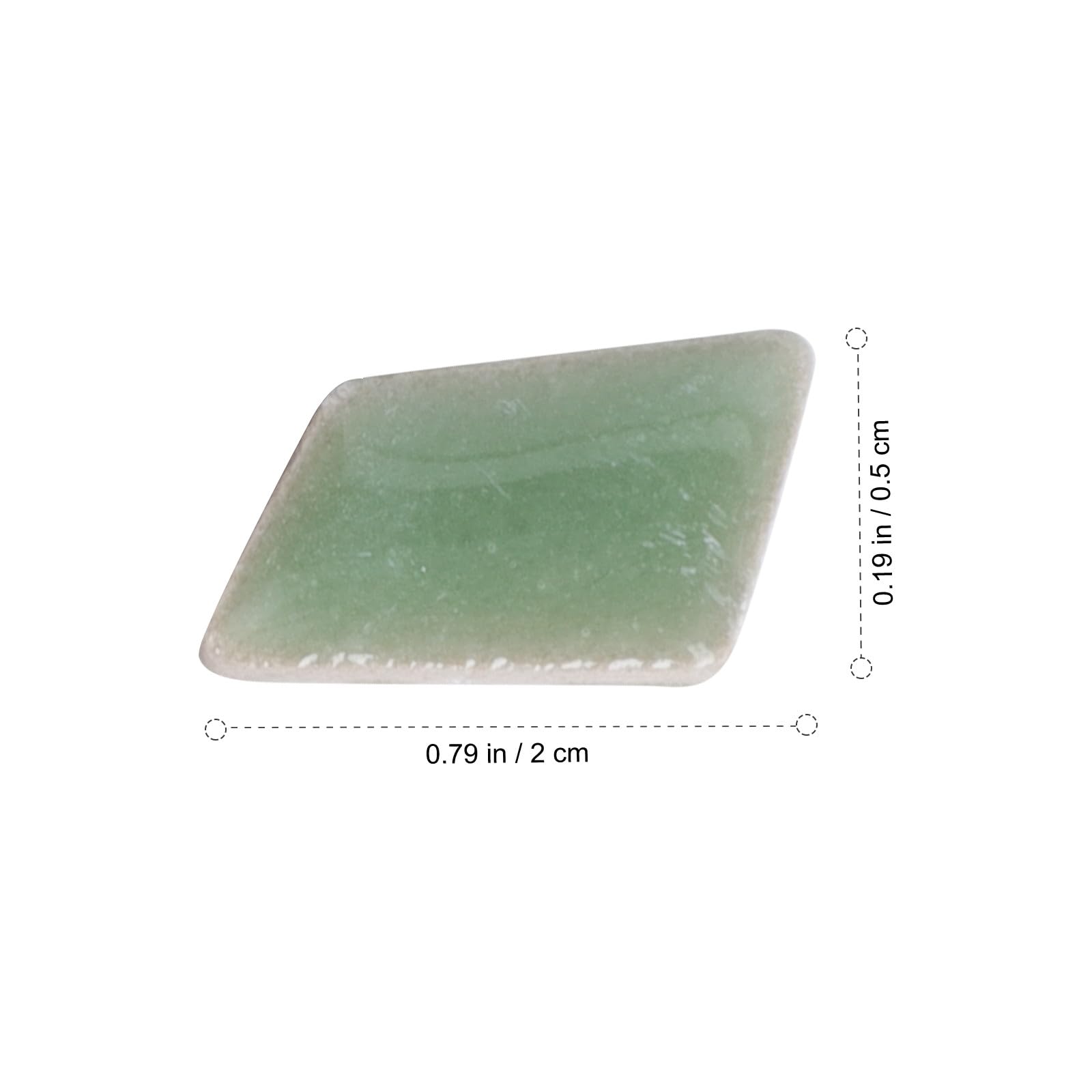 Artibetter Piastrelle di Mosaico Fai da Te 500g in Ceramica Bordi Uniformi e Aspetto Irregolare, Materiale Sicuro per Decorazioni Artistiche a Casa o Giardino