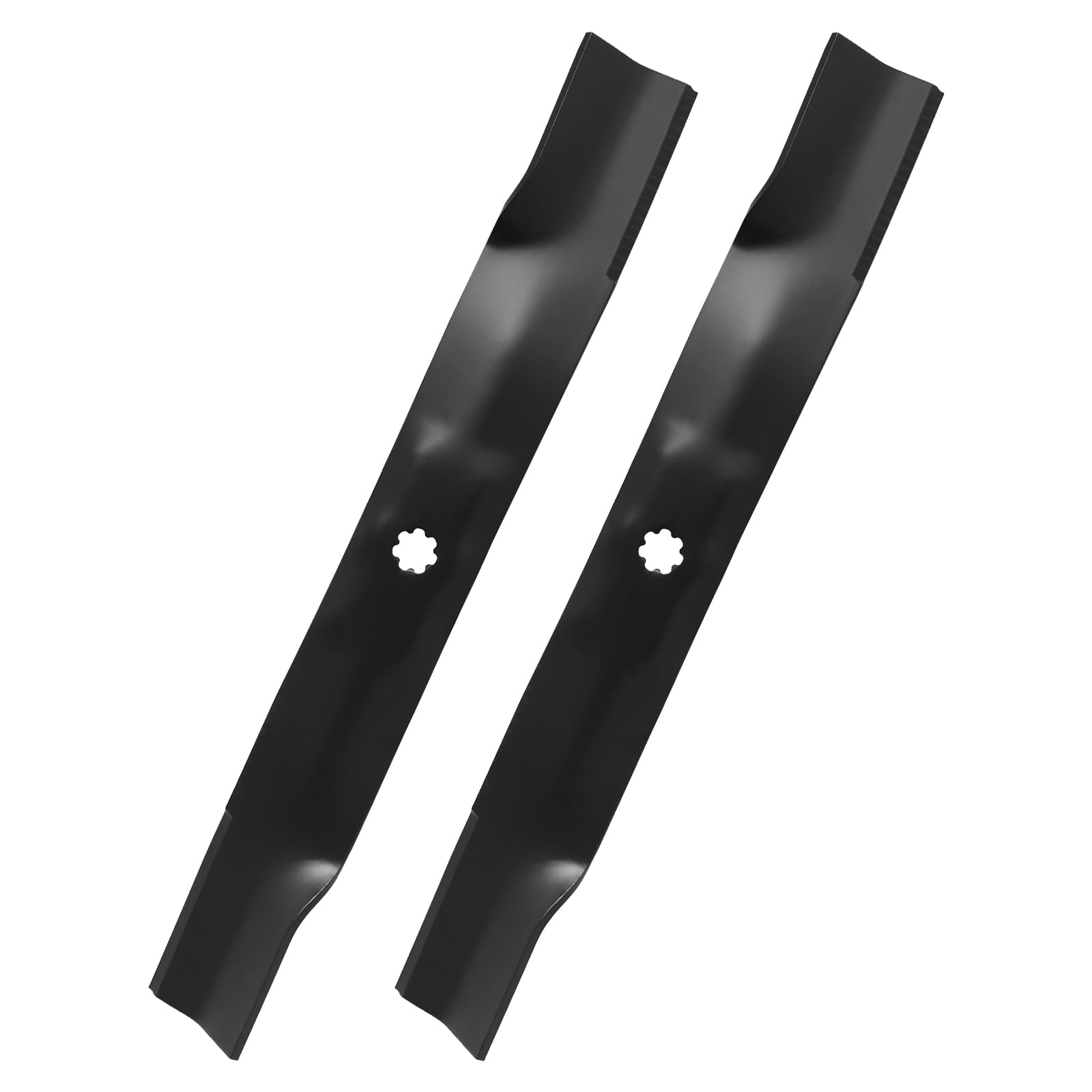 AM141034 M154062 AM137329 - Cuchilla de cortacésped de alta resistencia, compatible con John Dee re D110 X300 X304 LA120 LT160 SST15 Z225 John Dee re JD 100 1025 105 115 125 135 (paquete de