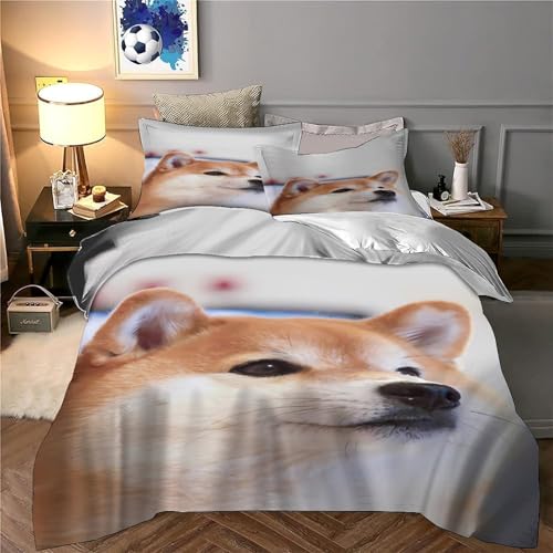 Housse de couette 260x220 parure de lit microfibre super king effet 3D mouton - 6