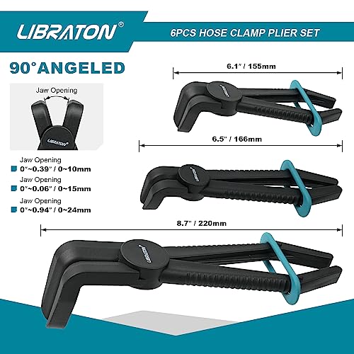 Snapklik.com : Libraton Hose Clamp Pliers, Hose Pinch Off Pliers, Line ...