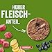 Fleischeslust Hundewurst | Wild & Rind mit Kartoffel & Heidelbeere | Futterbox (8x400g) | Nassfutter | schnittfest | getreidefrei | Alleinfuttermittel für ausgewachsene Hunde