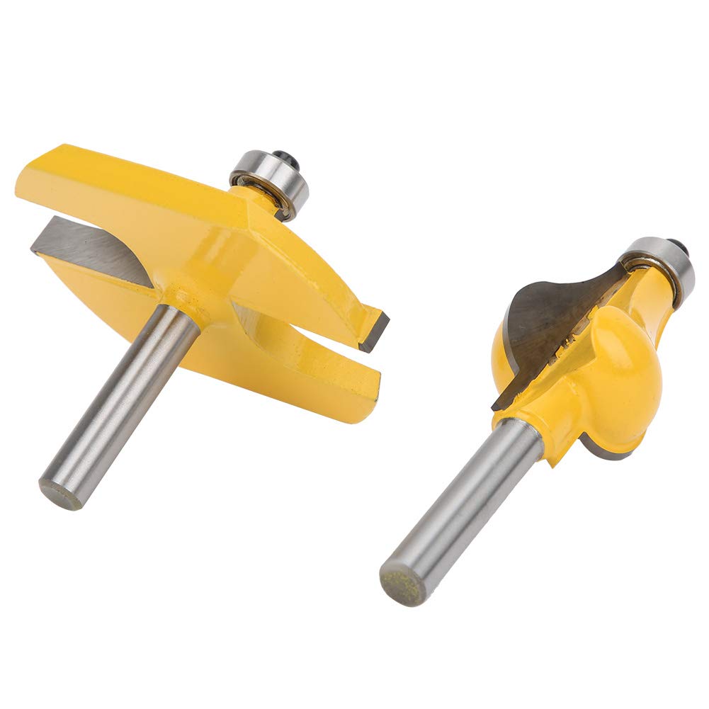 Fresa per corrimano, 8 mm, 2 frese per fresa superiore, fresa per incollare il legno, fresa per pialla CNC, per macchina incisione