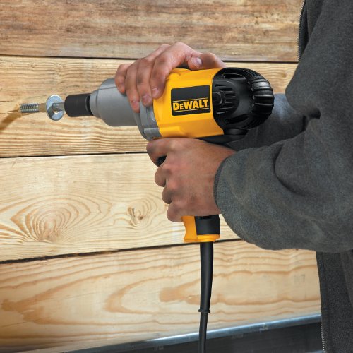 DEWALT Corded Impact Wrench with Detent Pin Anvil, 1/2-Inch, 7.5-Amp (DW292)