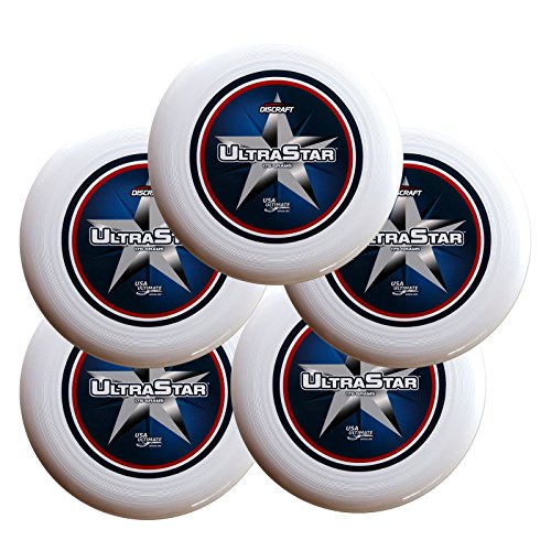 Discraft SuperColor Ultra-Star 175g Utimate Sportdisc Center Print (5 Pack)