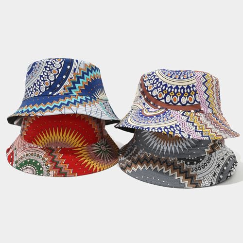 Image of Quanhaigou Bucket Hats Unisex Summer Travel Beach Fisherman Cap for Men Women Teens